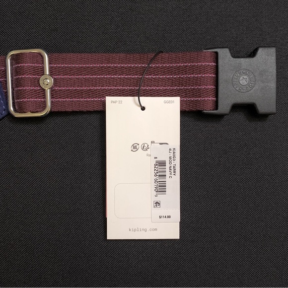 KIPLING Tarry LIMITED EDITION Nylon Belt Bag Fanny Pack w/ Monkey Keychain - Picture 6 of 7